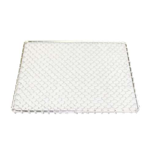 ＥＢＭ　１８‐８　角型　手編亀甲網　飛騨コンロ７号用　２１ｃｍ