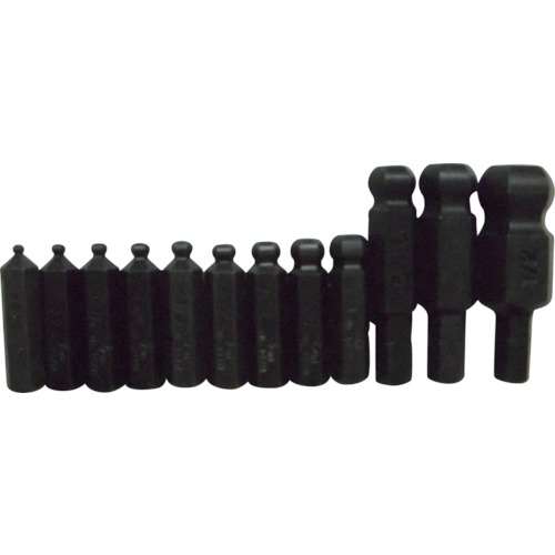 ■ボンダス　ボールポイント・ビット　セット９本組（２‐１２ｍｍ）