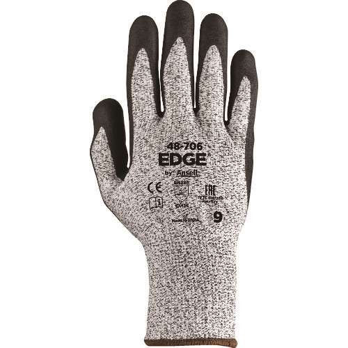 ■アンセル　耐切創手袋　エッジ　４８‐７０６　Ｍサイズ 487068
