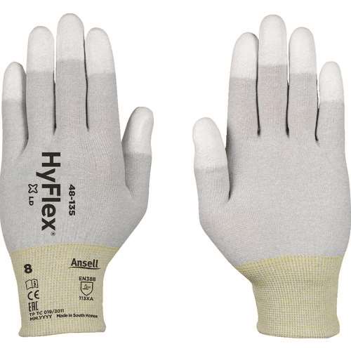 ■アンセル　静電気対策手袋　ハイフレックス　４８‐１３５　ＸＬサイズ 4813510