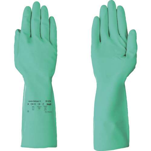 ■アンセル　耐薬品手袋　アルファテックソルベックス　３７‐１７６　ＸＬサイズ 3717610