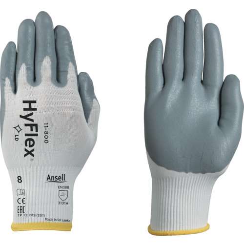 ■アンセル　組立・作業用手袋　ハイフレックス　１１‐８００　Ｍサイズ 118008