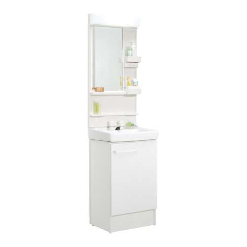 LIXIL 洗面化粧台 D7 間口50cm 2ハンドル1面鏡1枚扉