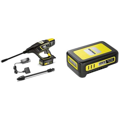 【アウトレット】ケルヒャー（Karcher）　バッテリー型洗浄機　KHB５　18V 2.5Ahバッテリー2個セット