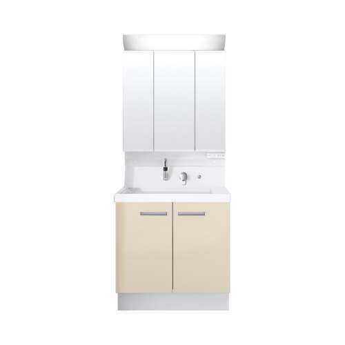 LIXIL 洗面化粧台 K1 間口75cm 洗髪3面鏡2枚扉