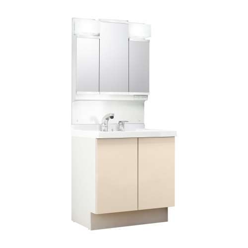 LIXIL 洗面化粧台 J1 間口75cm 洗髪3面鏡2枚扉