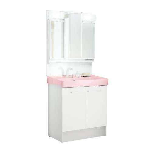 LIXIL 洗面化粧台 D7 間口75cm 洗髪3面鏡2枚扉