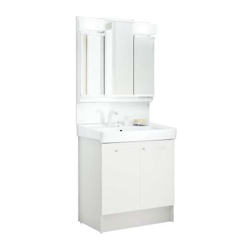 LIXIL 洗面化粧台 D7 間口75cm 洗髪3面鏡2枚扉