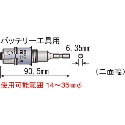 ■ボッシュ　ポリクリックシャンク　６角　PCBATS