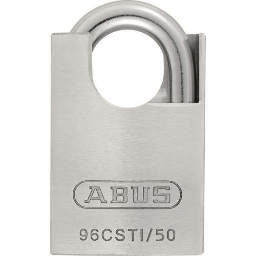 ■ＡＢＵＳ　シャックルガード付シリンダー南京錠　ＴＩＴＡＬＩＵＭ　９６ＣＳＴＩ／５０ TITALIUM96CSTI50