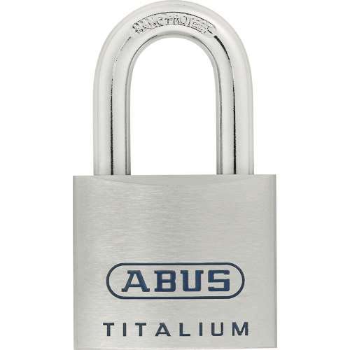 ■ＡＢＵＳ　軽量シリンダー南京錠　ＴＩＴＡＬＩＵＭ　９６ＴＩ／５０ TITALIUM96TI50