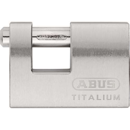 ■ＡＢＵＳ　カンヌキ式シリンダー南京錠　ＴＩＴＡＬＩＵＭ　９８ＴＩ／７０ TITALIUM98TI70