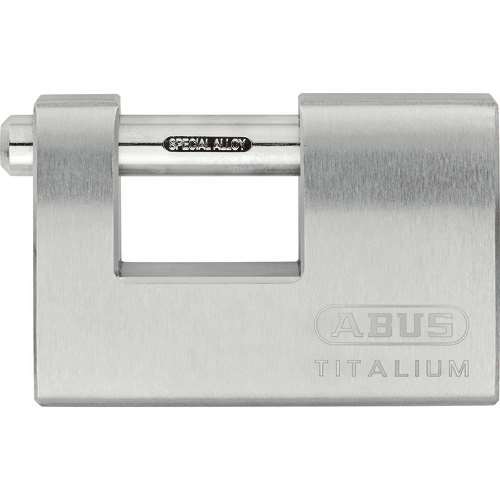 ■ＡＢＵＳ　カンヌキ式シリンダー南京錠　ＴＩＴＡＬＩＵＭ　９８ＴＩ／９０ TITALIUM98TI90