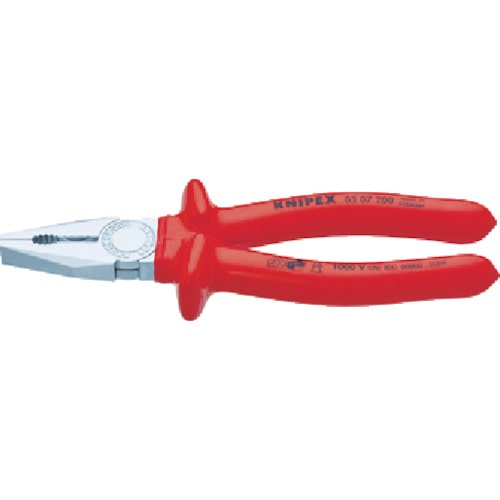 ■ＫＮＩＰＥＸ　０３０７‐１８０　絶縁ペンチ　１０００Ｖ 0307180