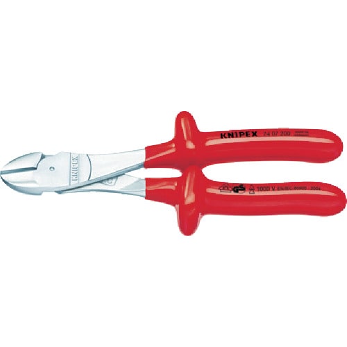 ■ＫＮＩＰＥＸ　７４０７‐２５０　絶縁強力斜ニッパー　１０００Ｖ 7407250
