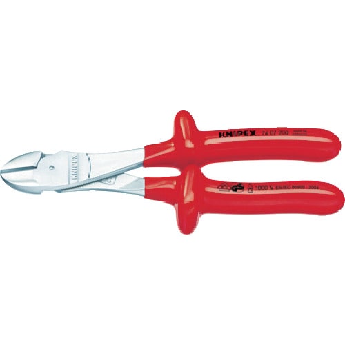 ■ＫＮＩＰＥＸ　７４０７‐２５０　絶縁強力斜ニッパー　１０００Ｖ 7407250