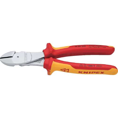 ■クニペック　絶縁１０００Ｖ強力型ニッパー　２００ｍｍ　７４０６‐２００