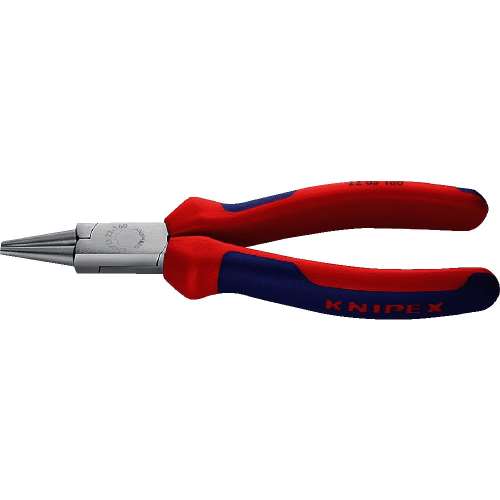 ■クニペック　丸ペンチ　コンフォートハンドル　クロムメッキ仕上げ　１６０ｍｍ　２２０５‐１６０