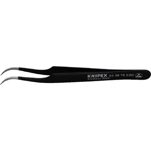 ■クニペック　９２３８‐７５ＥＳＤ　精密ピンセット　１２０ＭＭ　９２３８‐７５ＥＳＤ