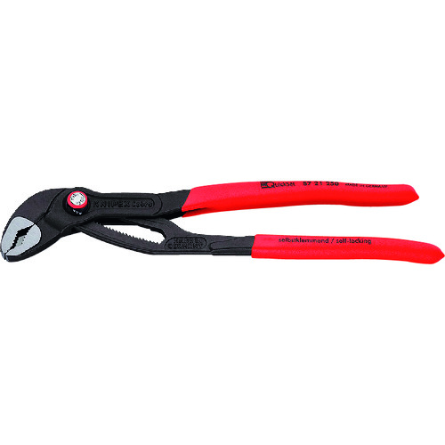 ■ＫＮＩＰＥＸ　ウォーターポンププライヤー（クイックセット）　２５０ｍｍ 8721250