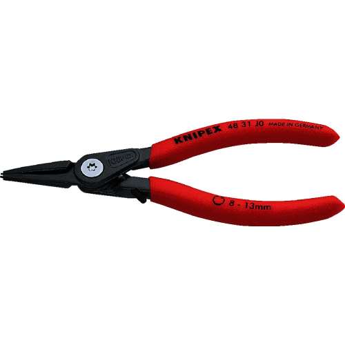 ■クニペック　穴用精密スナップリングプライヤー　オープンリミッター付き　８‐１３ｍｍ　４８３１‐Ｊ０