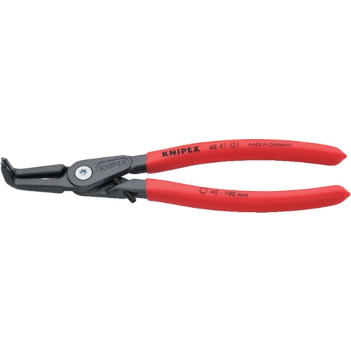 ■ＫＮＩＰＥＸ　４０　‐６０ｍｍ　穴用スナップリングプライヤー　曲 4841J31