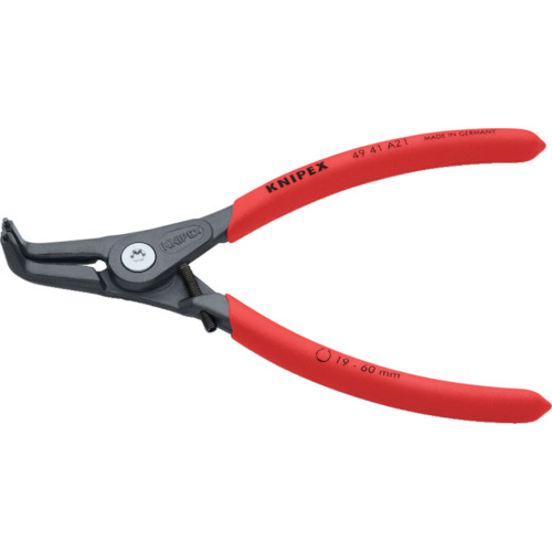 ■ＫＮＩＰＥＸ　８　‐１３ｍｍ　軸用スナップリングプライヤー　曲 4941A21