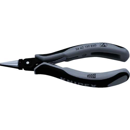 ■クニペック　ＥＳＤ精密用プライヤー　平　１３０ｍｍ　３４４２‐１３０ＥＳＤ