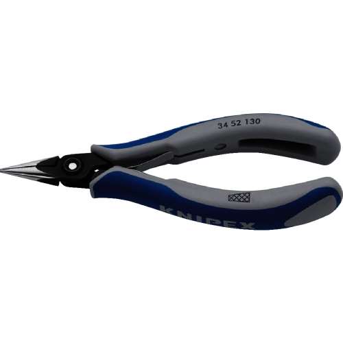 ■クニペック　精密用プライヤー　半丸　１３０ｍｍ　３４５２‐１３０