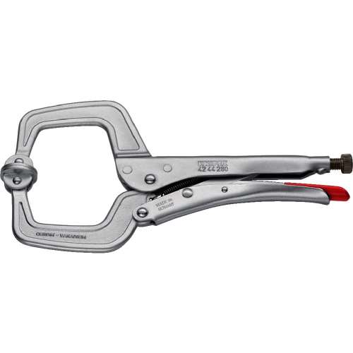 ■クニペック　Ｃ型グリッププライヤー（溶接用）　２８０ｍｍ　４２４４‐２８０