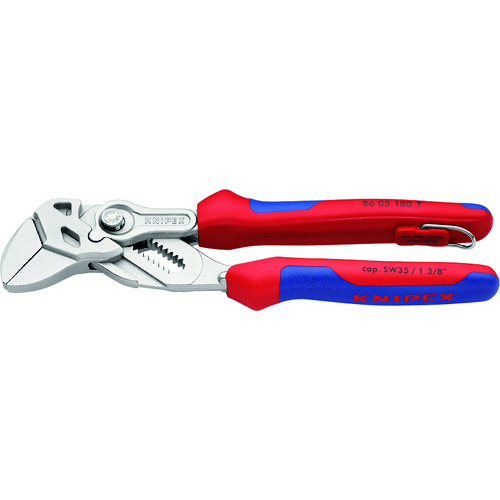 ■ＫＮＩＰＥＸ　プライヤーレンチ落下防止付 8605180TBK