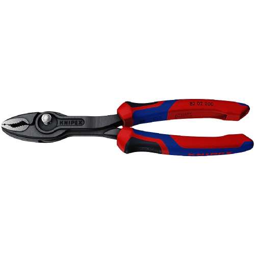 ■クニペック　スリップジョイントプライヤー　ツイングリップ　コンフォートハンドル　２００ｍｍ　８２０２２００ＳＢ