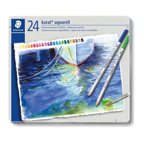 カラトアクェレル　水彩色鉛筆　２４色　１２５Ｍ２４　２４本入　343822