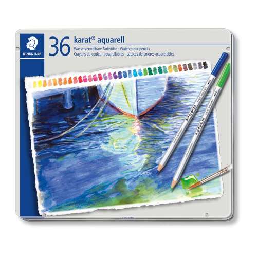 カラトアクェレル　水彩色鉛筆　３６色　１２５Ｍ３６　３６本入　343823