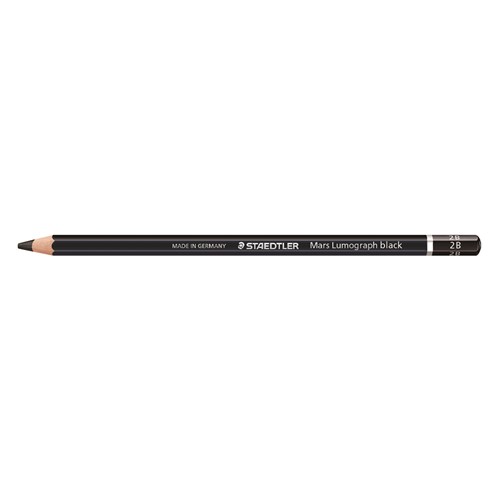 ルモグラフブラック描画用高級鉛筆２Ｂ　１００Ｂ‐２Ｂ