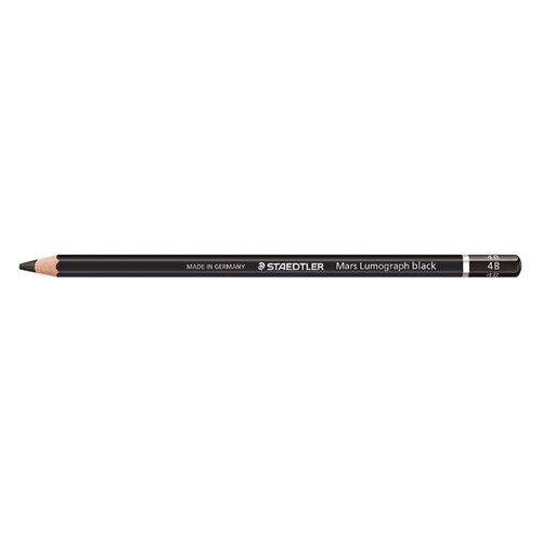 ルモグラフブラック描画用高級鉛筆４Ｂ　１００Ｂ‐４Ｂ