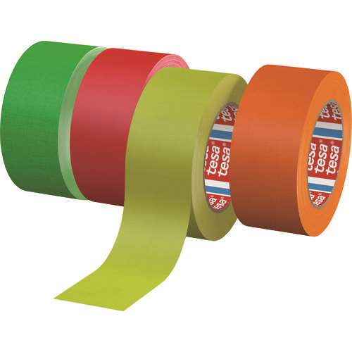 ■ｔｅｓａ　補修用布テープ　蛍光グリーン　５０ｍｍｘ２５ｍ 46715025FG