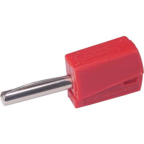 ■ワゴ　バナナプラグ　レッド　４個入　215-212-PK