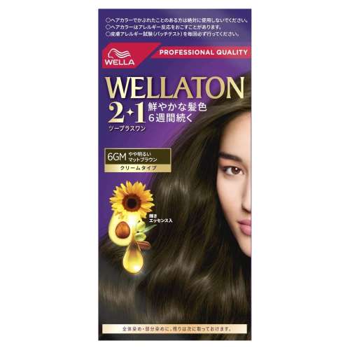 ウエラジャパン　ウエラトーン２ １　クリームタイプ　6GM(やや明るいマットブラウン)