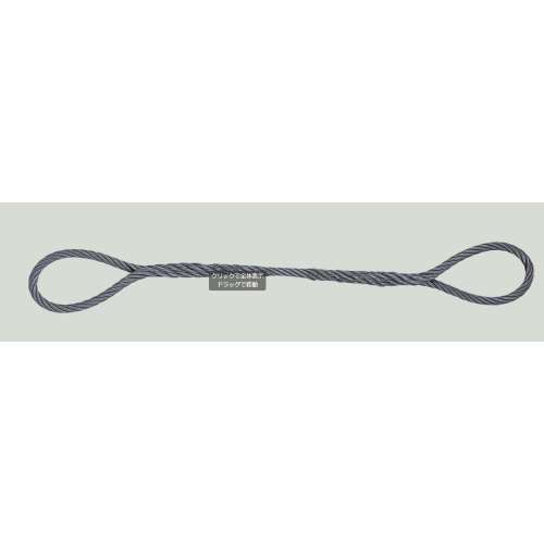 コンドーテック　玉掛けワイヤー　６ｍｍ×３ｍ