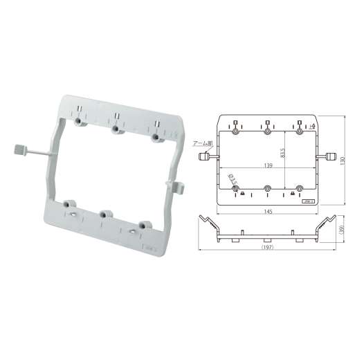 因幡電機産業　スゴ枠　３連用　ＪＲＷ‐３