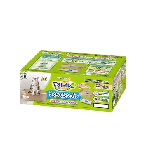 ユニチャーム・ペットケア デオトイレシンプル ライトブラウン 本体セット
