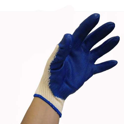 ゴム引き手袋　５双組　ブルー　ＣＬ６８０‐５Ｐ