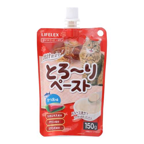 LIFELEX とろ～りペースト猫用 かつお味 150g KNW12-0224