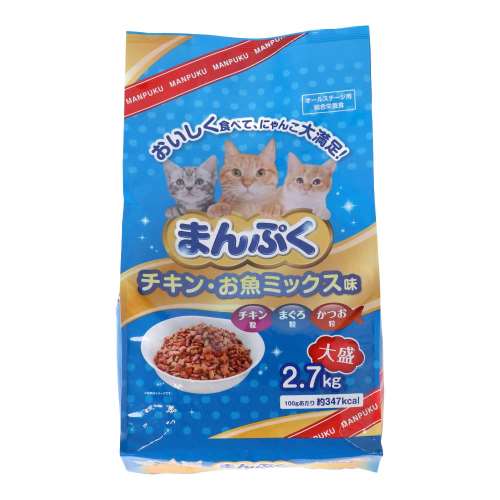まんぷくドライチキン　お魚ミックス味　２．７ｋｇ　×４個セット