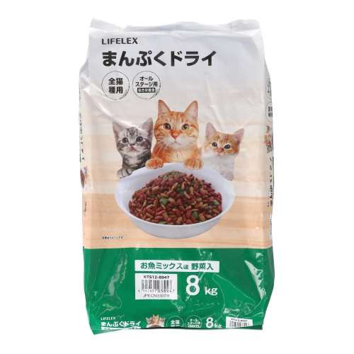 まんぷくドライ　お魚ミックス味　野菜入　８ｋｇ