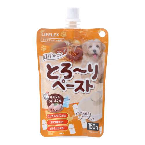 LIFELEX とろ～りペースト犬用 チキン味＆ヤギミルク 150g KNW12-9685
