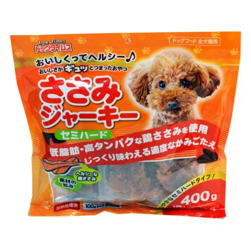 ささみジャーキー　セミハ－ドタイプ　４００ｇ