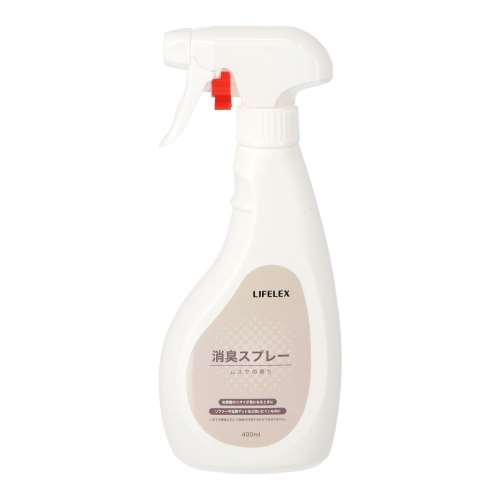 LIFELEX　消臭スプレー　本体　ムスクの香り　ＫＯＫ１５‐２５２２　４００ｍｌ