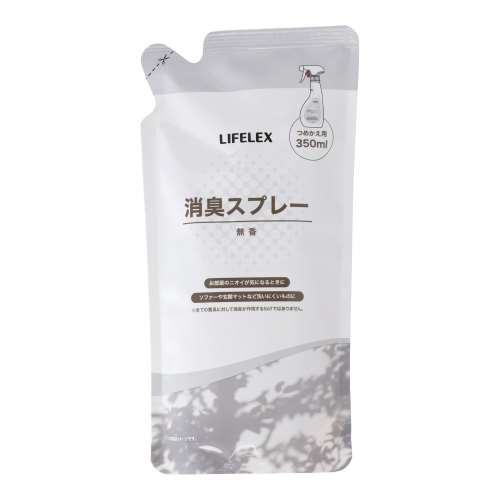 LIFELEX　消臭スプレー　詰替え　無香　ＫＯＫ１５‐２５８４　３５０ｍｌ
